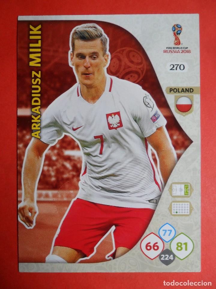 Cromos de F&uacute;tbol: ADRENALYN XL FIFA WORLD CUP RUSSIA RUSIA 2018 - 270 - ARKADIUSZ MILIK - POLONIA - PANINI