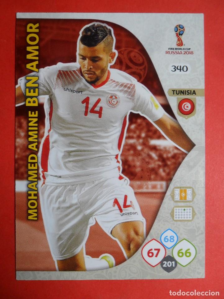 Cromos de F&uacute;tbol: ADRENALYN XL FIFA WORLD CUP RUSSIA RUSIA 2018 - 340 - MOHAMED AMINE BEN AMOR - TUNEZ - PANINI