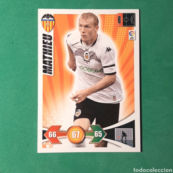 Cromos de f&uacute;tbol: ADRENALYN 2009-10 - VALENCIA - MATHIEU - Foto 1