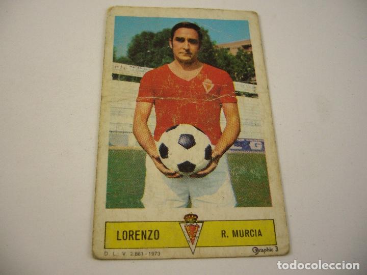 Cromos de f&uacute;tbol: LIGA 1973 74 LORENZO R. MURCIA, ED. ESTE , NO PEGADO