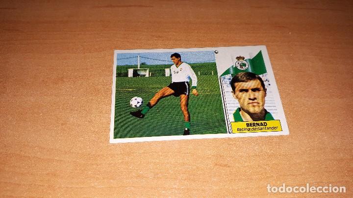 Cromos de F&uacute;tbol: Cromo Bernad 86-87