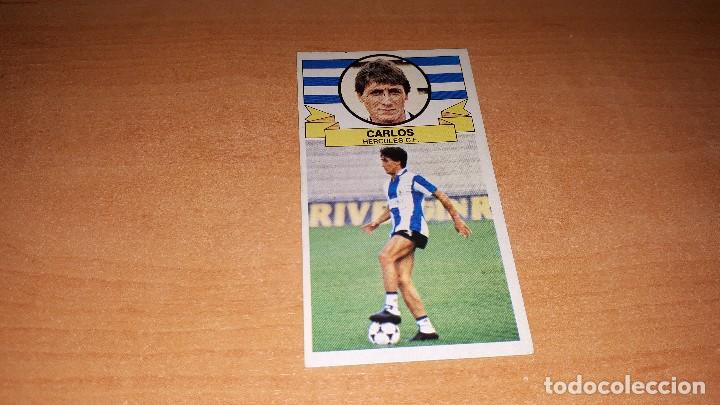 Cromos de F&uacute;tbol: Cromo Carlos 85-86