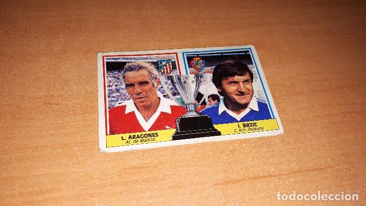 Cromos de f&uacute;tbol: Cromo Aragones y Brzic 86-87 - Foto 1