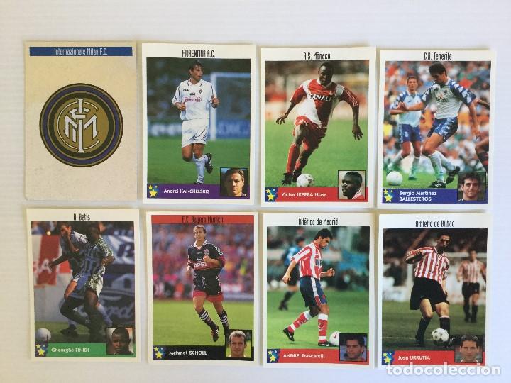 Fu&szlig;ball-Sticker: Lote 8 cromos Los Mejores Equipos de Europa Panini 97/98