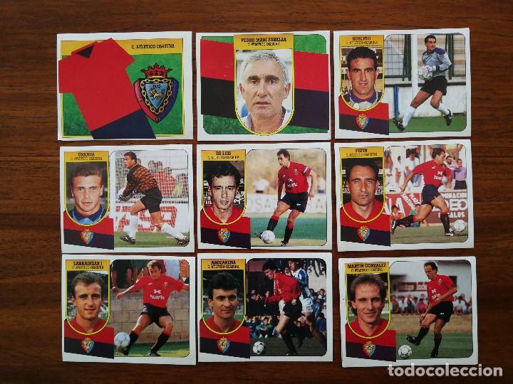 Cartes &agrave; collectionner de Football: CLUB ATLETICO OSASUNA - EDICIONES ESTE LIGA 91/92 1991/92 - 19 cromos diferentes nuevos ADHESIVOS