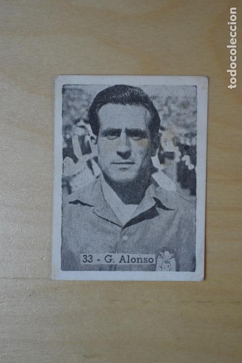 Figurine di Calcio: EDICIONES COSTA - INTERNACIONALES DEL FUTBOL ESPA&Ntilde;OL 1952 - 33-G.ALONSO