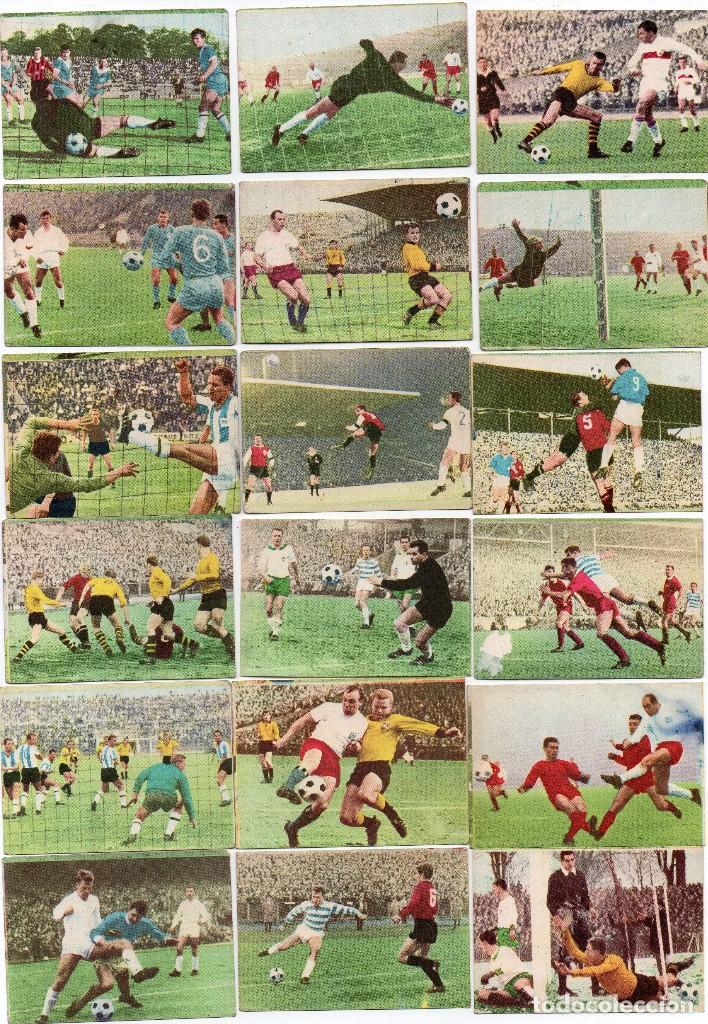 Cromos de Futebol: 40 cromos de 1964-65. liga alemana, identificados por detr&aacute;s