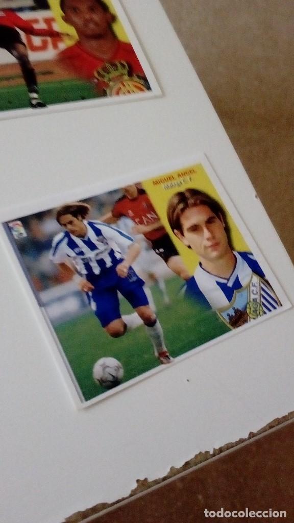 Football Stickers: CAJ-23D32 ESTE 02 03 2002 2003 SIN PEGAR FUTBOL LIGA MALAGA MIGUEL ANGEL
