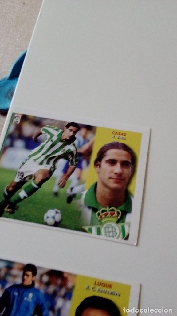 Football Stickers: CAJ-23D32 ESTE 02 03 2002 2003 SIN PEGAR FUTBOL LIGA BETIS CASAS