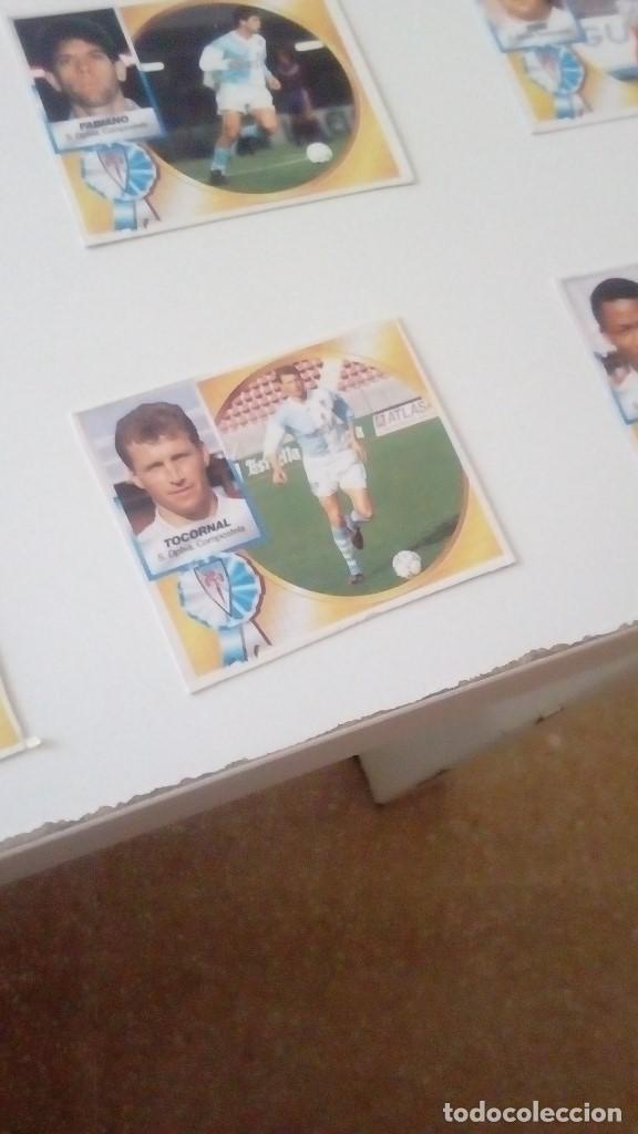 Football Stickers: CAJ-23D32 ESTE 94 95 1994 1995 RECORTADO COMPOSTELA TOCORNAL