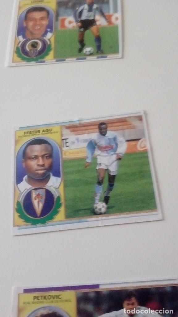 Cartes &agrave; collectionner de Football: CAJ-23D32 CROMO ESTE 96 97 1996 1997 RECORTADO LOTE DE 5 CROMOS COMPOSTELA VER FOTOS