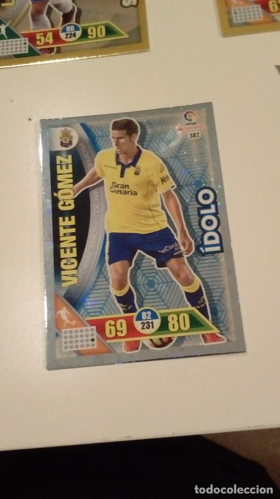Cartes &agrave; collectionner de Football: CAJ-23D32 FICHA ADRENALYN XL 2016 2017 16 17 PANINI IDOLO LAS PALMAS VICENTE GOMEZ