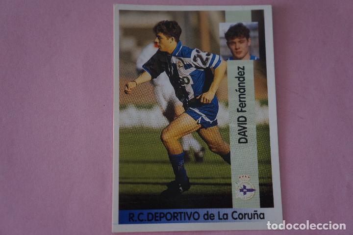 Fu&szlig;ball-Sticker: CROMO DE F&Uacute;TBOL DAVID DEL DEPORTIVO LA CORU&Ntilde;A SIN PEGAR N&ordm; 143 LIGA PANINI 1996-1997/96-97