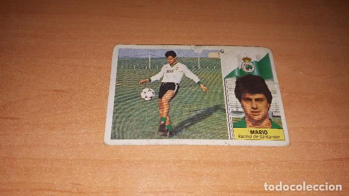 Cromos de F&uacute;tbol: Cromo Mario 86-87