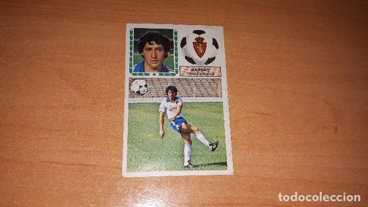 Cromos de F&uacute;tbol: Cromo Barbas 83-84