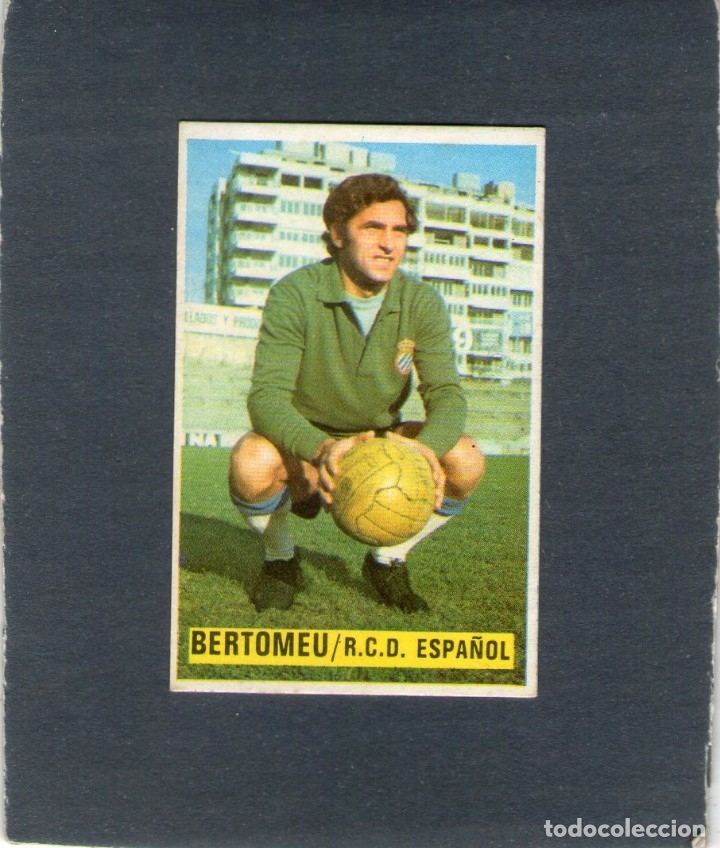 Cromos de f&uacute;tbol: BERTOMEU (ESPA&Ntilde;OL) - EDICIONES ESTE 74/75 - NUNCA PEGADO. - Foto 2