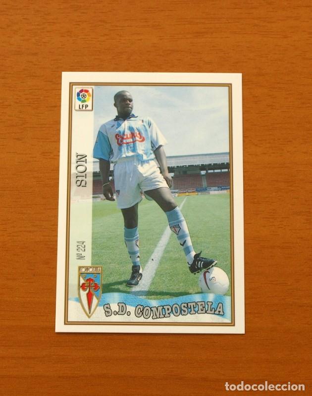 Figurine di Calcio: Compostela - N&ordm; 224, Sion - Mundicromo Fichas Liga 1997-1998, 97-98 - Mundi Cromo