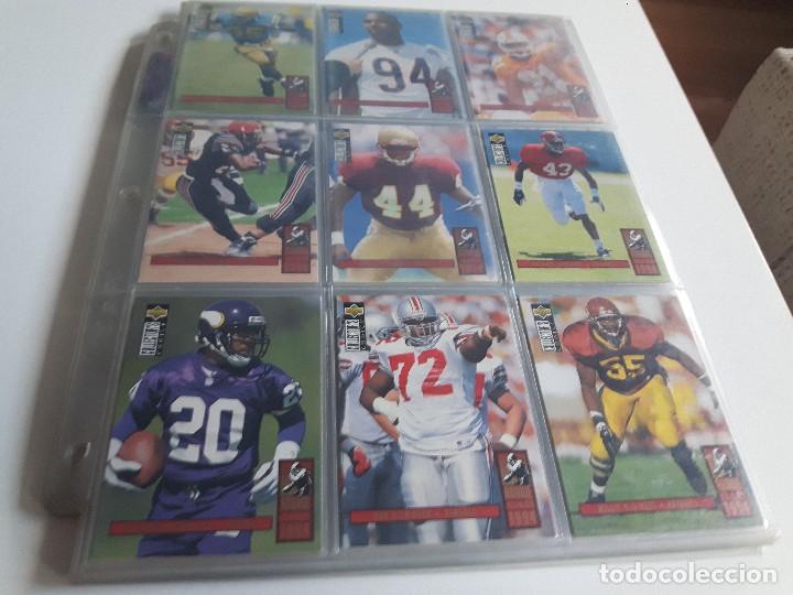 Cromos de F&uacute;tbol: LOTE  TRADING CARD FUTBOL AMERICANO UPER DECK  HECHA EN USA .F3