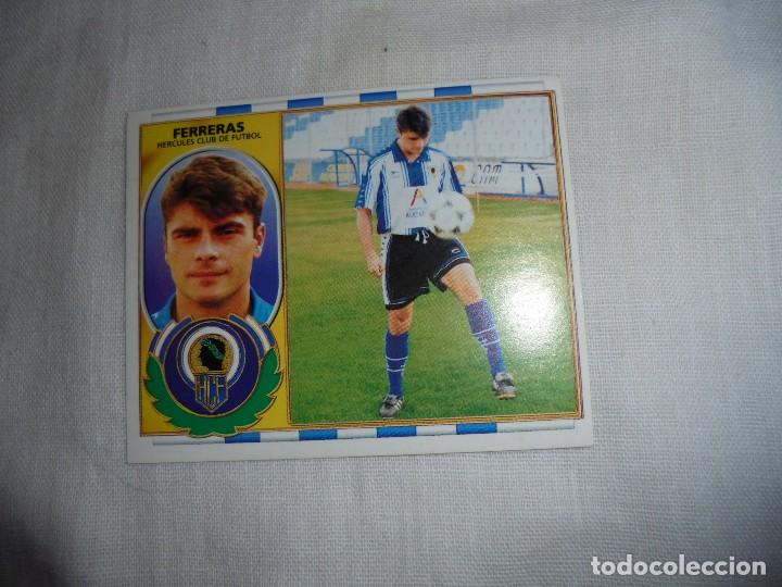Fu&szlig;ball-Sticker: LIGA 96-97 EDICIONES ESTE.HERCULES CLUB DE FUTBOL.FERRERAS