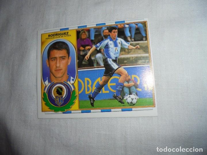Fu&szlig;ball-Sticker: LIGA 96-97 EDICIONES ESTE.HERCULES CLUB DE FUTBOL.RODRIGUEZ