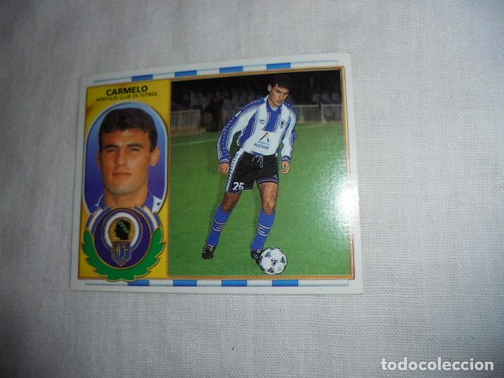 Fu&szlig;ball-Sticker: LIGA 96-97 EDICIONES ESTE.HERCULES CLUB DE FUTBOL.CARMELO