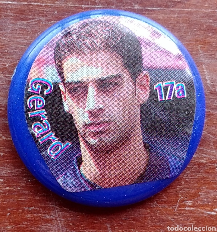 Cromos de f&uacute;tbol: Moneda y cromo boomer 2000 Gerard 17a - Foto 1