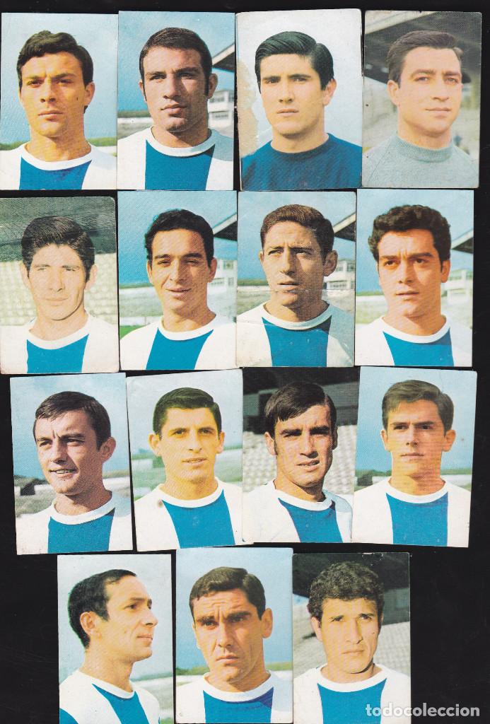 Fu&szlig;ball-Sticker: 9858 - 15 CROMOS LIGA FHER 69-70 -R.C.DEPORTIVO DE LA CORU&Ntilde;A