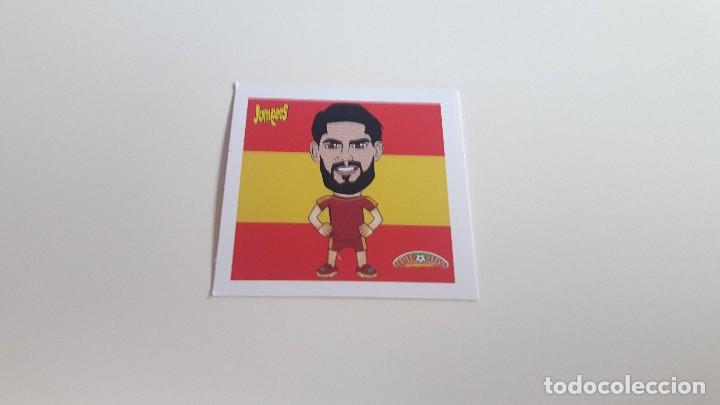 Cromos de F&uacute;tbol: JUMPERS FUTBOLITIS MUNDIAL RUSIA 2018- ISCO(ESPA&Ntilde;A)-VERSION PUNTAS CUADRADAS