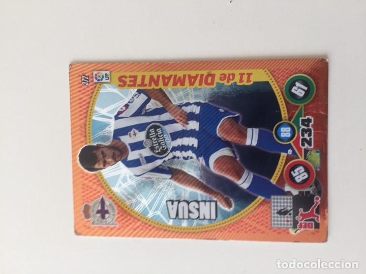 Fu&szlig;ball-Sticker: CAJ-199 TRADING CARD GAME ADRENALYN XL 2014 2015 14 15 PANINI INSUA 11 DE DIAMANTES LA CORU&Ntilde;A