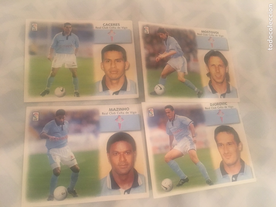 Cromos de f&uacute;tbol: Este sin pegar 99 00 1999 2000 celta djorovic - Foto 1