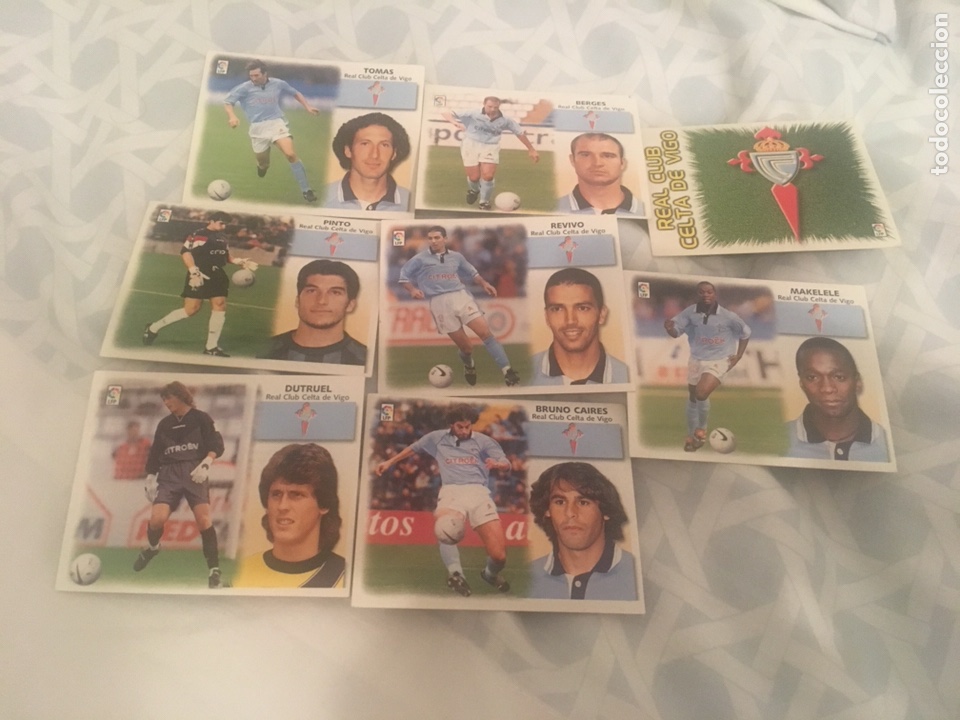 Cromos de f&uacute;tbol: Este sin pegar 99 00 1999 2000 celta makelele - Foto 1