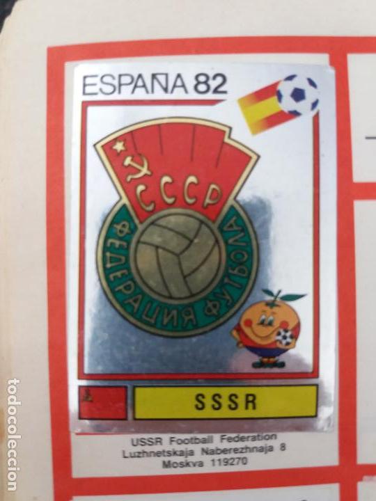 Figurine di Calcio: MUNDIAL ESPA&Ntilde;A 82 PANINI RECORTADO selecci&oacute;n URSS rusia escudo. LEER