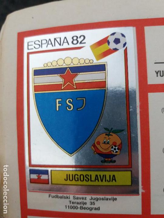 Figurine di Calcio: MUNDIAL ESPA&Ntilde;A 82 PANINI RECORTADO ESCUDO selecci&oacute;n Yugoslavia  . LEER