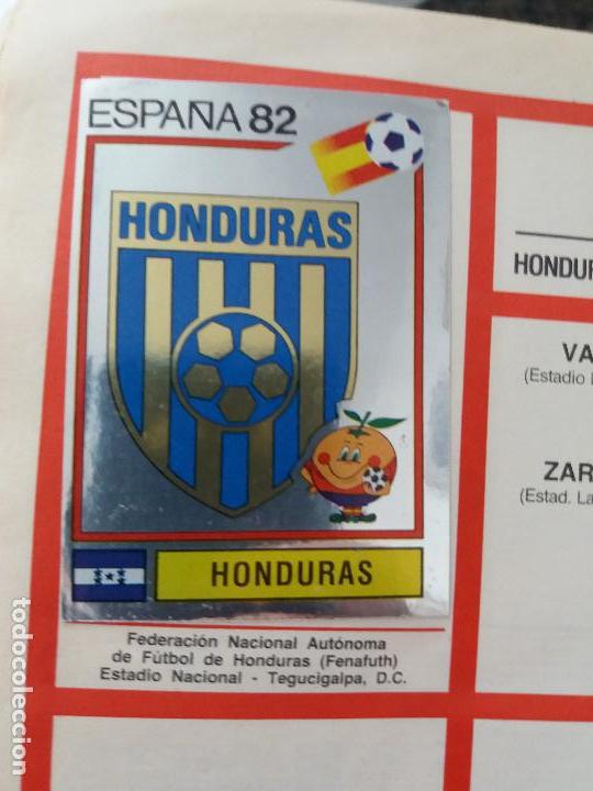 Figurine di Calcio: MUNDIAL ESPA&Ntilde;A 82 PANINI RECORTADO ESCUDO selecci&oacute;n honduras . LEER