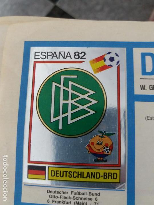 Cromos de Futebol: MUNDIAL ESPA&Ntilde;A 82 PANINI RECORTADO ESCUDO selecci&oacute;n Alemania. LEER