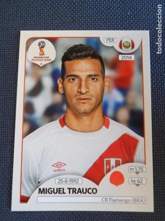 Cromos de f&uacute;tbol: 2018 FIFA WORLD CUP RUSSIA. PANINI. N&ordm; 237. PER&Uacute;. MIGUEL TRAUCO