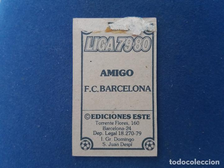 Cromos de f&uacute;tbol: 79/80 ESTE. Barcelona amigo - Foto 2