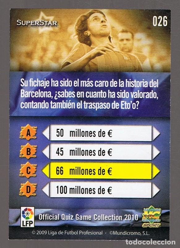 Cromos de f&uacute;tbol: CROMO SUPERSTAR IBRAHIMOVIC N&ordm; 026 - Foto 2