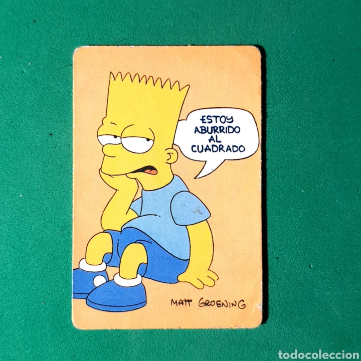 Cromos de F&uacute;tbol: (C-15) CROMO BOLLYCAO - COLECCI&Oacute;N 1991 - THE SIMPSONS