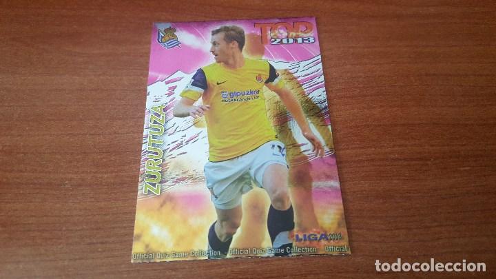 Fu&szlig;ball-Sticker: MUNDICROMO LAS FICHAS DE LA LIGA 2013 OFFICIAL QUIZ GAME COLLECTION TOP ZURUTUZA