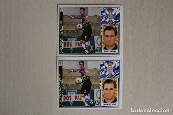 Cromos de f&uacute;tbol: ESTE 97 98 ANDERSSON 2 VARIEDADES - Foto 1