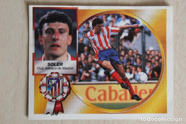 Cromos de f&uacute;tbol: ESTE 94 95 SOLER TRASERA PLATEADA - Foto 2