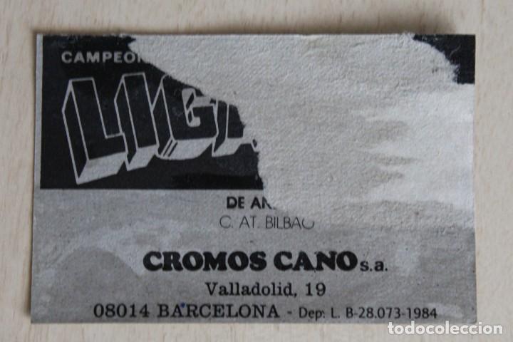 Cromos de f&uacute;tbol: CANO 84 85 DE ANDR&Eacute;S - Foto 2