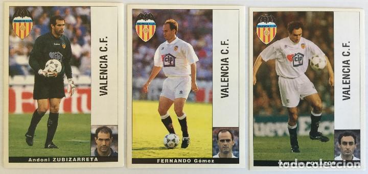 Cromos de f&uacute;tbol: Lote 3 cromos Liga 95/96 Panini