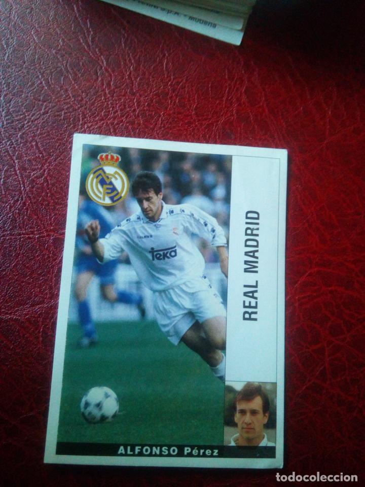 Alfonso real madrid ed panini liga cromo 95 96 Vendido