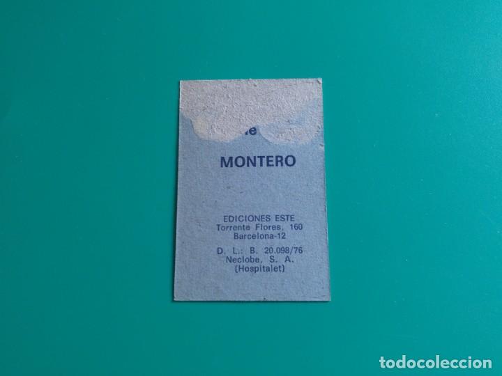 Cromos de f&uacute;tbol: MONTERO - ELCHE - EDICIONES ESTE 1976-77 - 76/77 - Foto 2
