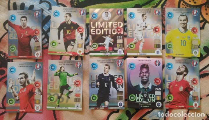 Figurine di Calcio: Lote 10 Edition limited distintos Adrenalyn Uefa Euro 2016 16 Eurocopa Panini