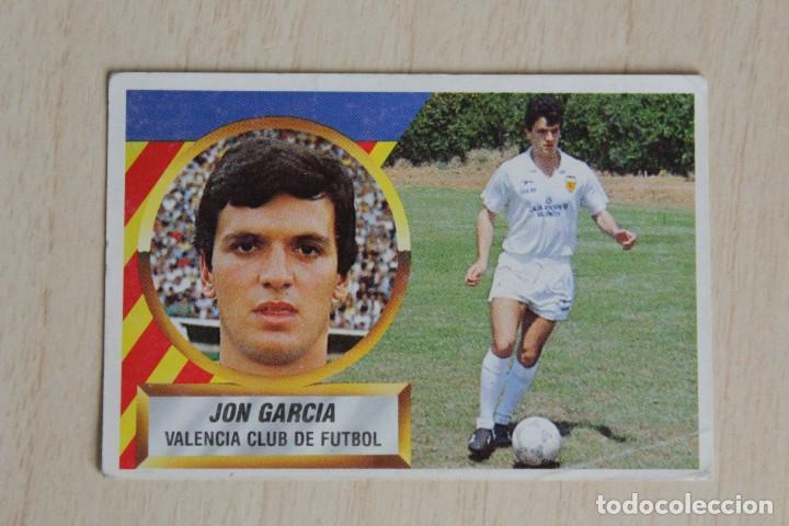 Cromos de f&uacute;tbol: ESTE 88 89 JON GARC&Iacute;A CON # EN TRASERA - Foto 1
