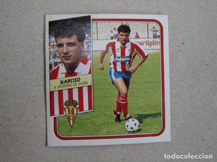 Cromos de f&uacute;tbol: ESTE 89 90 NARCISO SPORTING GIJON D 1989 1990 - Foto 1