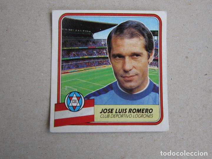 Cromos de f&uacute;tbol: ESTE 89 90 ROMERO LOGRO&Ntilde;ES D 1989 1990 - Foto 1
